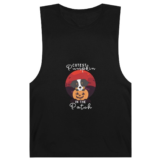 Bernese Mountain Dog Cutest Pumpkin In The Patch Barnard Tanks
