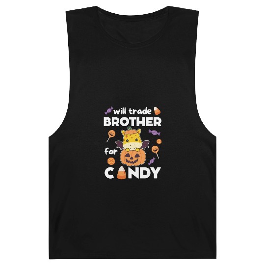Giraffe Halloween Trade Brother For Candy Barnard Tanks