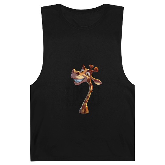 Funny Sarcasm Giraffe – Funny Saying Humorous Pet Barnard Tanks