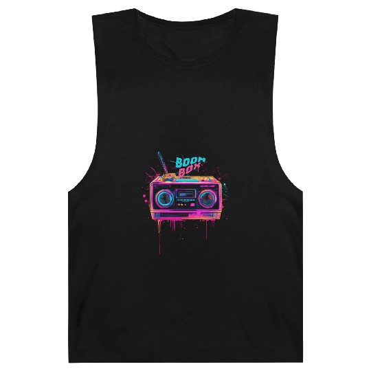 boombox 80s music Barnard Tanks