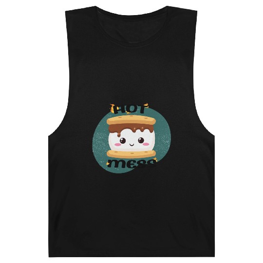 Hot Mess Kawaii S'more Meme Barnard Tanks