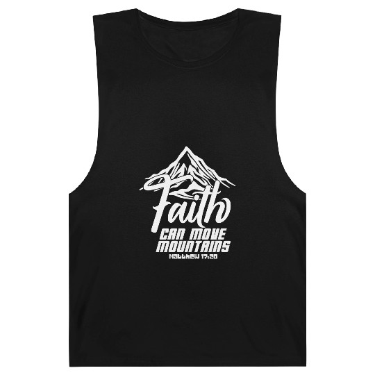 Faith Can Move Mountains Love Jesus Christian Barnard Tanks