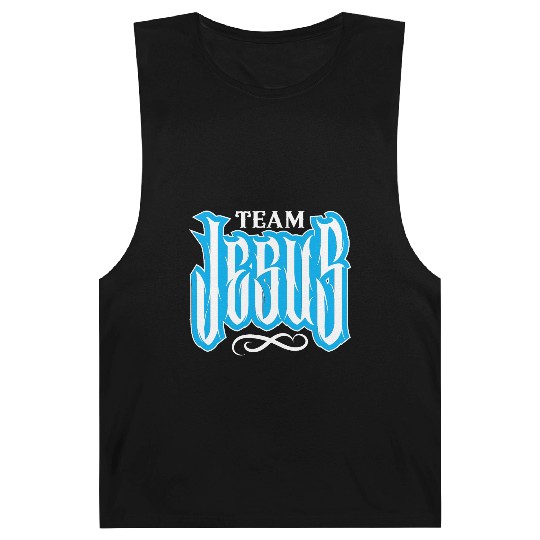 Team Jesus Love Jesus Christian Christmas Barnard Tanks