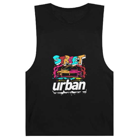 Graffiti Sprayer Rap Cool Barnard Tanks