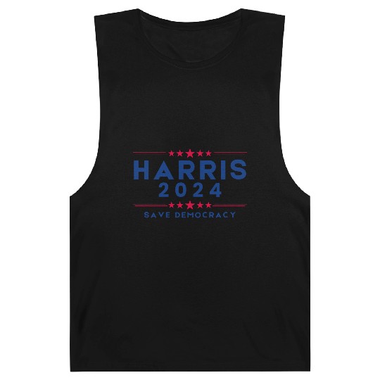Harris For President 2024 Save democracy Barnard Tanks