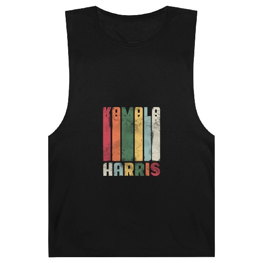 Kamala Harris President USA 2024 Grunge Vintage Co Barnard Tanks