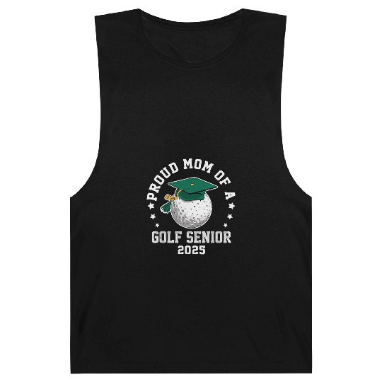 Proud mom of a golf senior class of 2025 matching Barnard Tanks