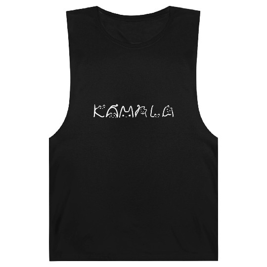 Cat Lady Fun Lettering Positive Funny for Kamala Barnard Tanks