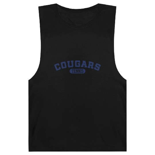Cougars Tennis Design 2 Barnard Tanks