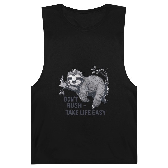 Relaxing Sloth - Take Life Easy Barnard Tanks