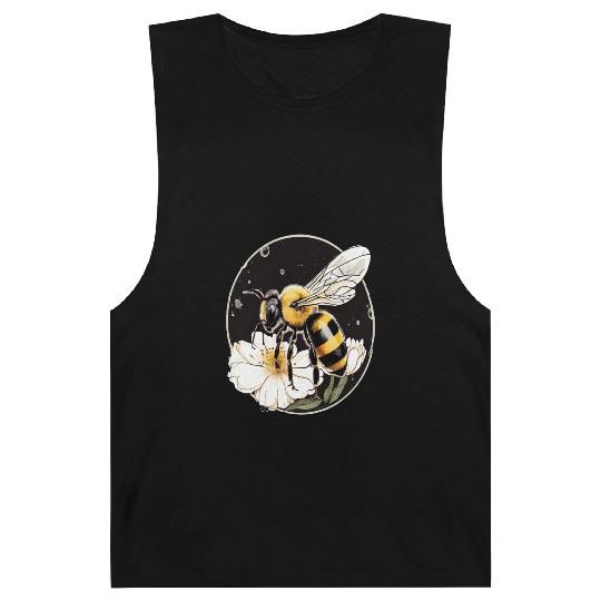 Bumble Bee on a Flower in a Bubble Barnard Tanks