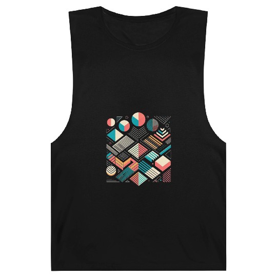 Retro Geometric Shapes 80s 90s Style 1 Barnard Tanks