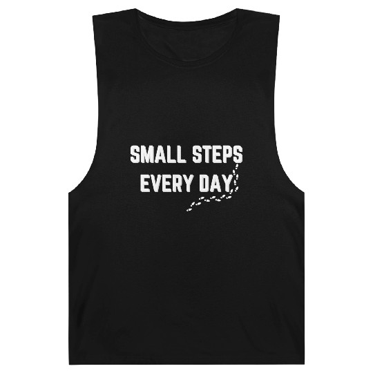 Small Steps Every Day - Motivational Typography Barnard Tanks