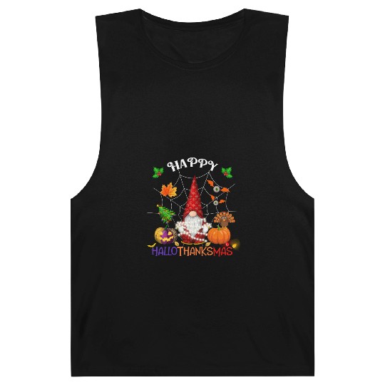 Happy HalloThanksMas Gnome Barnard Tanks
