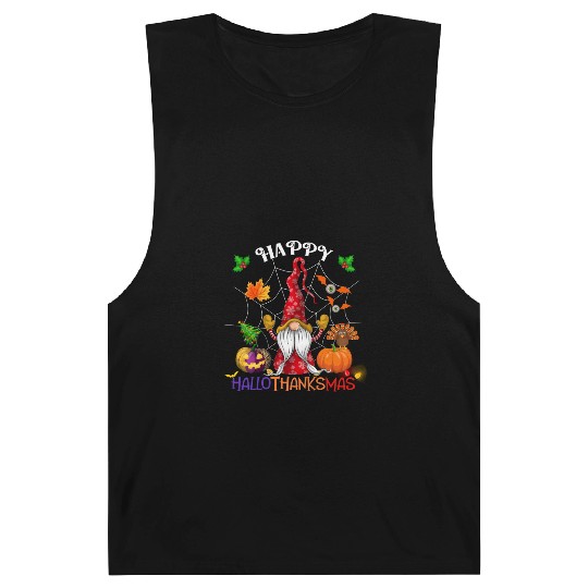 Happy HalloThanksMas Gnome Barnard Tanks