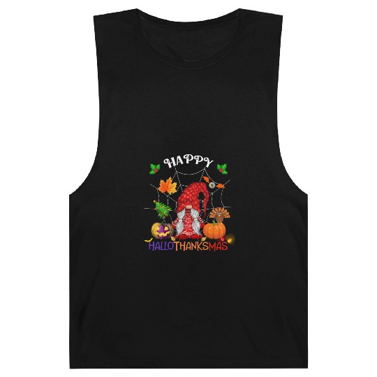 Happy HalloThanksMas Gnome Barnard Tanks