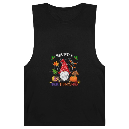 Happy HalloThanksMas Gnome Barnard Tanks