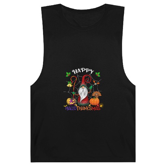 Happy HalloThanksMas Gnome Barnard Tanks