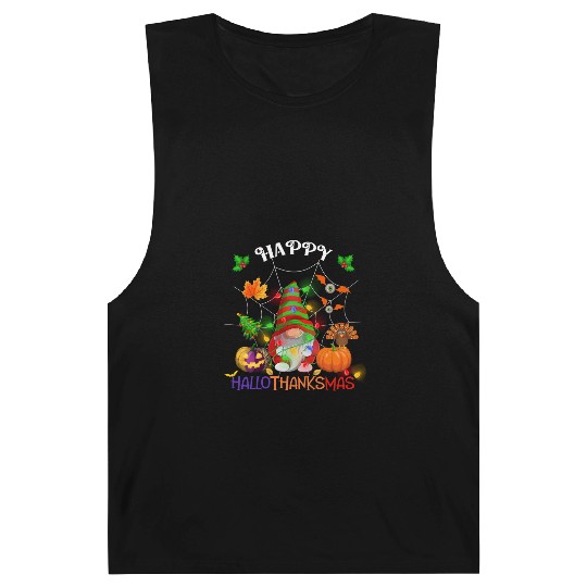 Happy HalloThanksMas Gnome Barnard Tanks