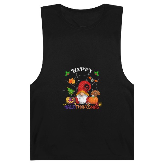 Happy HalloThanksMas Gnome Barnard Tanks