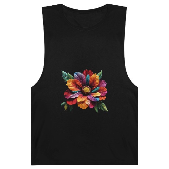 Spectrum Bloom - A Symphony of Floral Hues Barnard Tanks