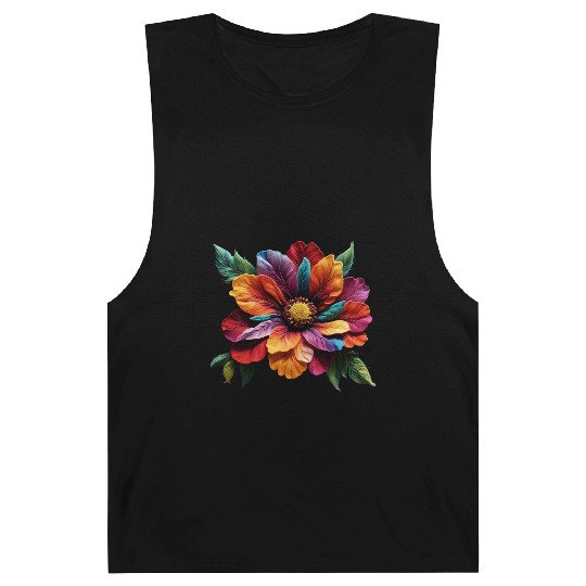Spectrum Bloom - A Symphony of Floral Hues Barnard Tanks