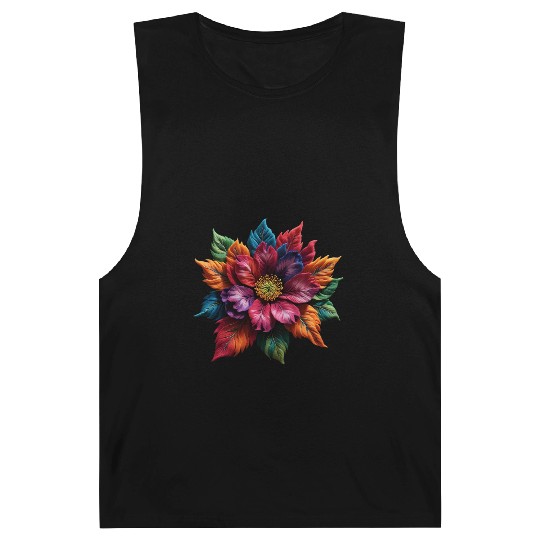 Spectrum Bloom - The Vivid Floral Symphony Barnard Tanks