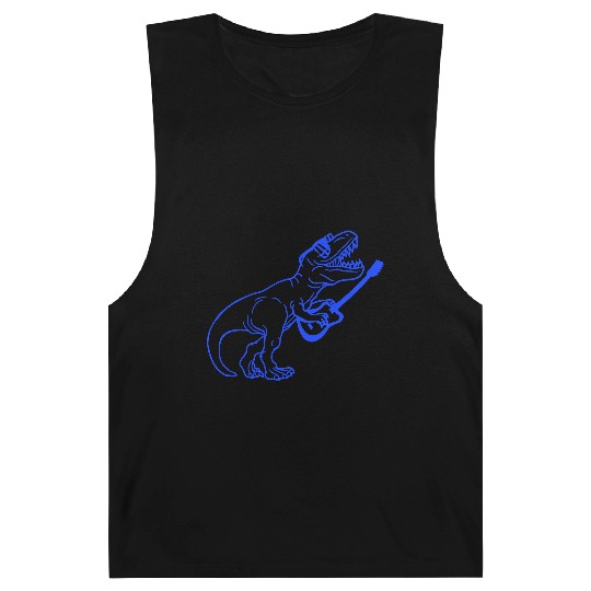 T. Rex Dino DJ Dinosaur Party Animal Plays Guitar Barnard Tanks