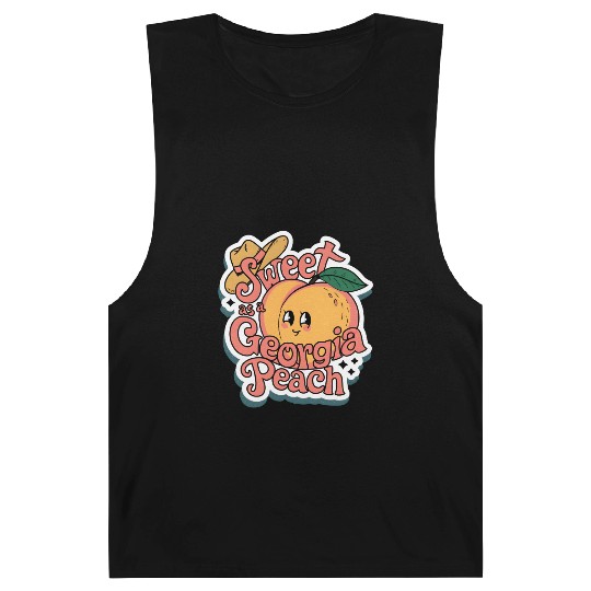 Sweet as a Georgia Peach Sticker.t-shits Barnard Tanks