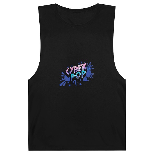 Cyber Pop - Vibrant Y2K Streetwear Aesthetic Barnard Tanks
