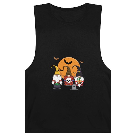 Halloween Gnomes Witch Cute Creepy Halloween Barnard Tanks