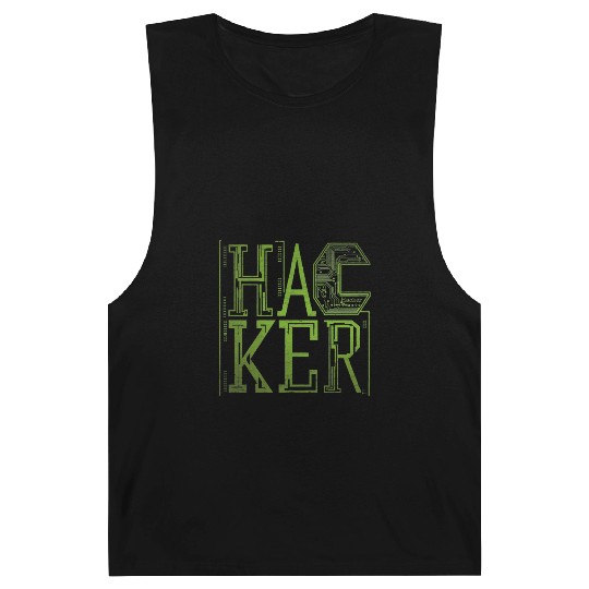 Futuristic Digital Hacker Typography Barnard Tanks