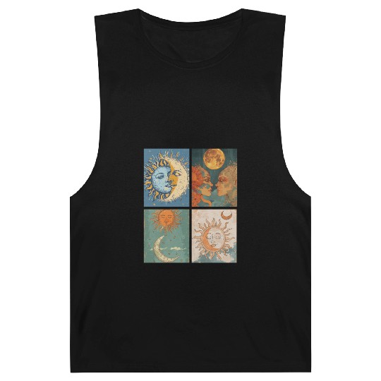 Moon and Sun Tarot Card Designed Look Barnard Tanks