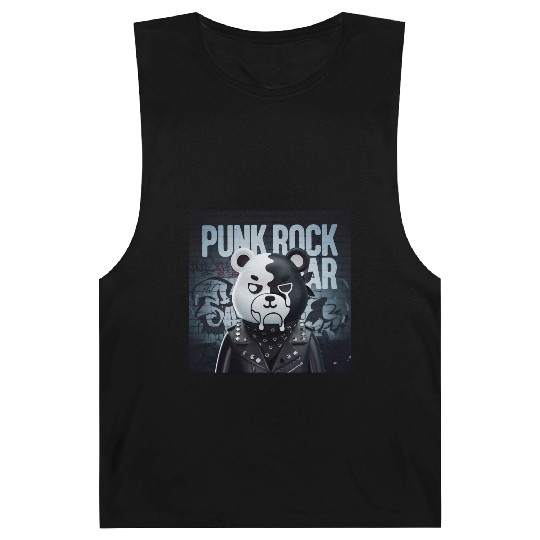 Punk Rock Bear Barnard Tanks