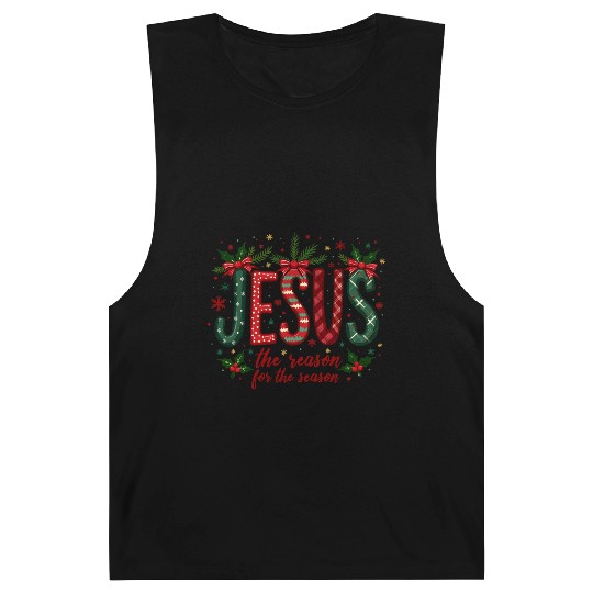 Jesus Is The Reason For The Season Christmas Art Barnard Tanks