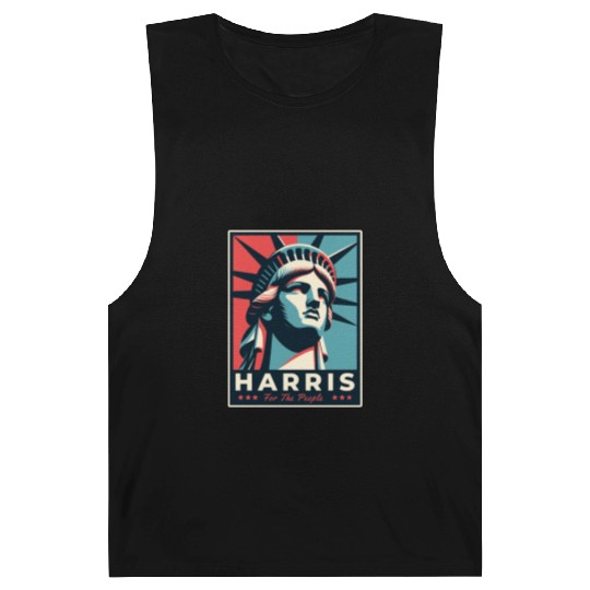 Harris 2024 statue of liberty Kamala Harris Barnard Tanks