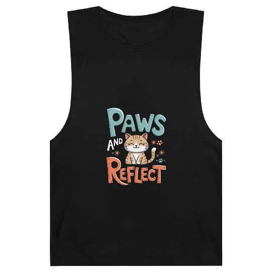 Paws And Reflect Yoga Mediation Cat Paws And Barnard Tanks