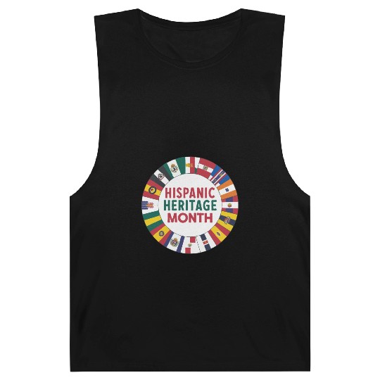 Hispanic Heritage Circle Unity of Flags Barnard Tanks