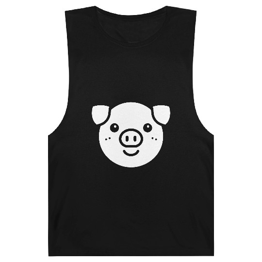 Pig face cute pigs vector farm animal path14 Barnard Tanks