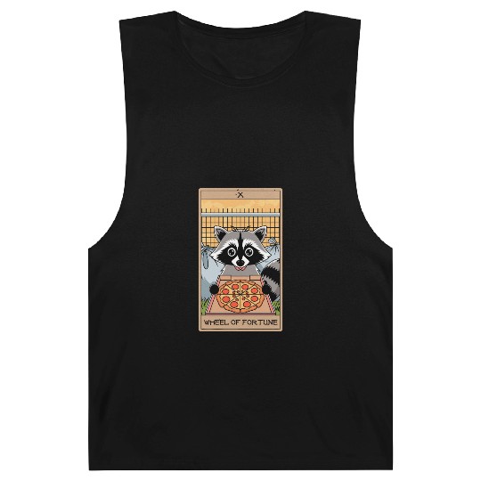 Wheel of Fortune Raccoons Tarot Card Barnard Tanks