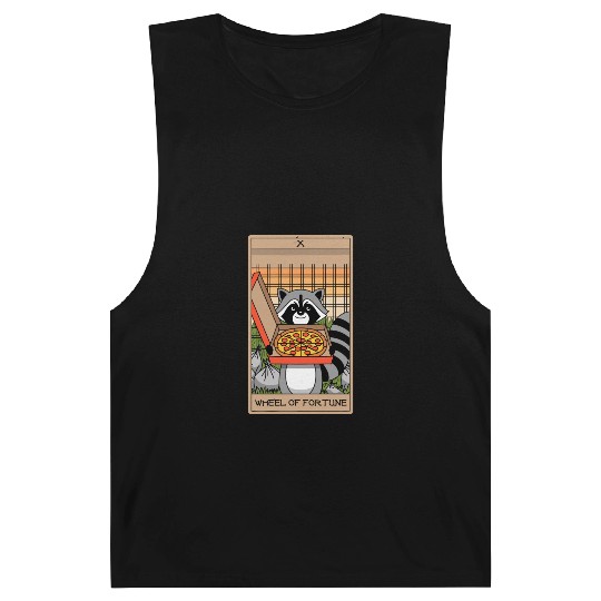 Wheel of Fortune Raccoons Tarot Card Barnard Tanks