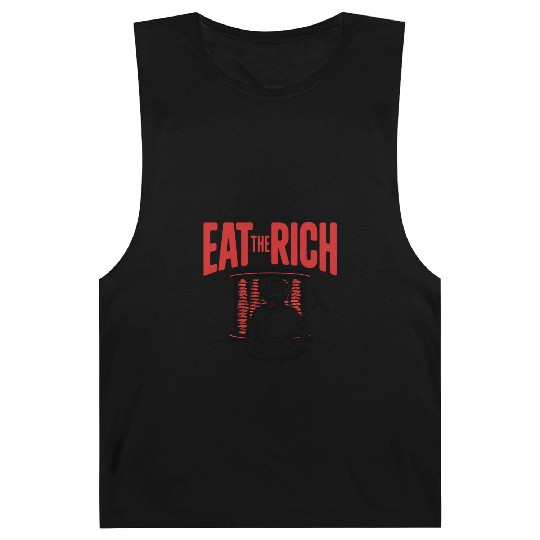 Eat The Rich Döner Kebab Satirical Design Barnard Tanks