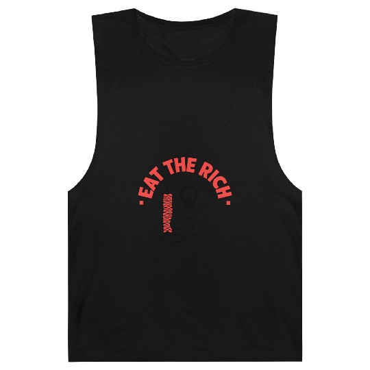 Eat The Rich Döner Kebab Satirical Design Barnard Tanks