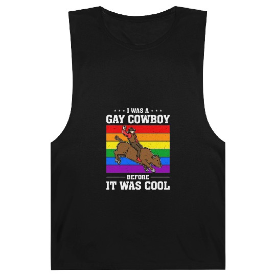 I Was A Gay Cowboy Before It Was Cool Barnard Tanks