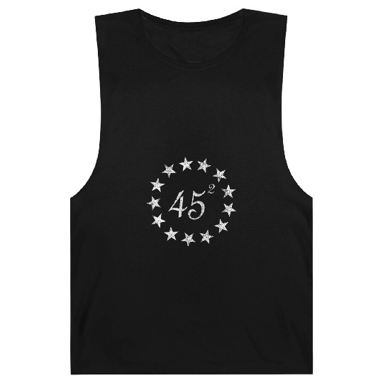 45 Squared Trump Betsy Ross Flag Second Term Barnard Tanks