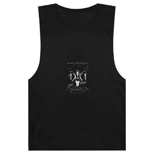 Cowboys and Tequila - Cowgirl Barnard Tanks