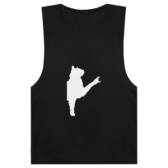Cat Heavy Metal Hand Gesture Hard Rock Music Pet Barnard Tanks