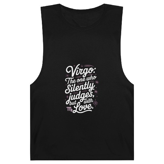 Funny Virgo Zodiac Quote Barnard Tanks