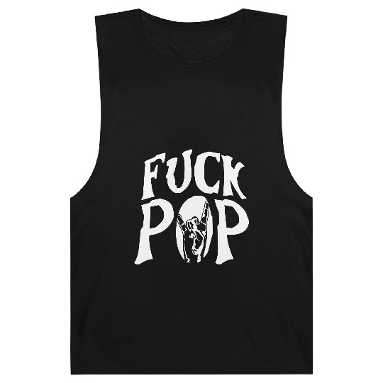 Fuck pop charts music heavy metal fun hand gesture Barnard Tanks