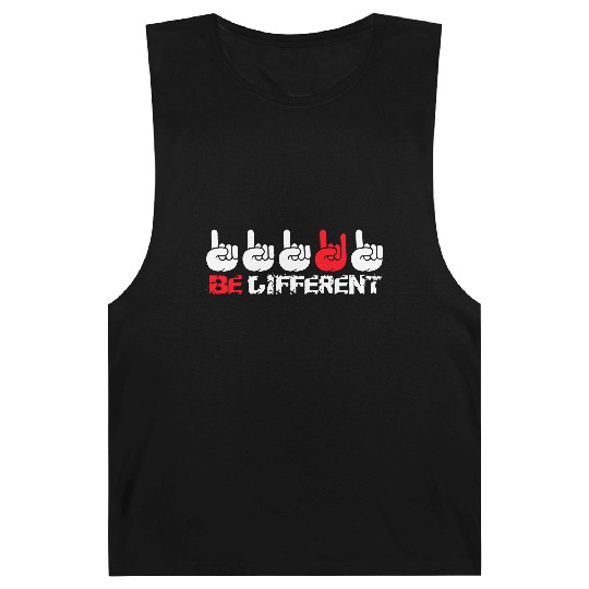 5 Be Different Heavy Metal Hard Rock Hand Gestures Barnard Tanks